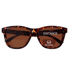 ZESAKER Bifocal Reading Sunglasses for Women Men Stylish Outdoor UV Protection Reader Sunglasses Spring Hinges (Tortoise, 1.5)