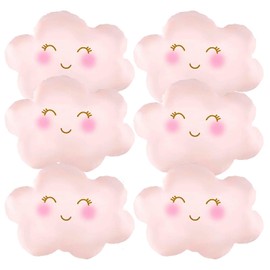 GOTPASS Cloud Balloons Pink Cloud Shaped Foil Balloons Cloud Themed Party Supplies Baby Shower Birthday Wedding Party Decorations