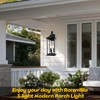 Roravilila 23” Extra Large 3-Light Outdoor Light Fixture 1-Pack, IP65