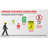 Emergency Main Gas Valve Shut Off - safety sign -