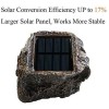 SunKite Solar Powered Rock Light, 4 Pack 10 LED Waterproof