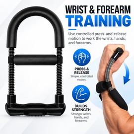 Wrist & Forearm Strengthener for Home Workouts – Portable Hand Training Tool for Arms, Grip & Fitness Exercises