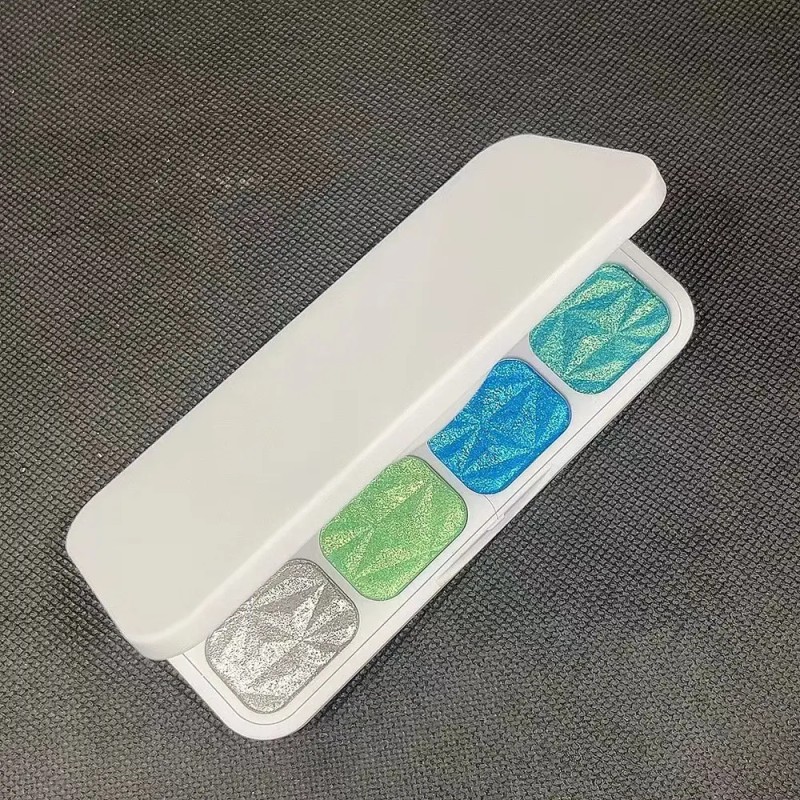 . Máscara De Ojos Con Paleta De Camaleones, Holográfica,