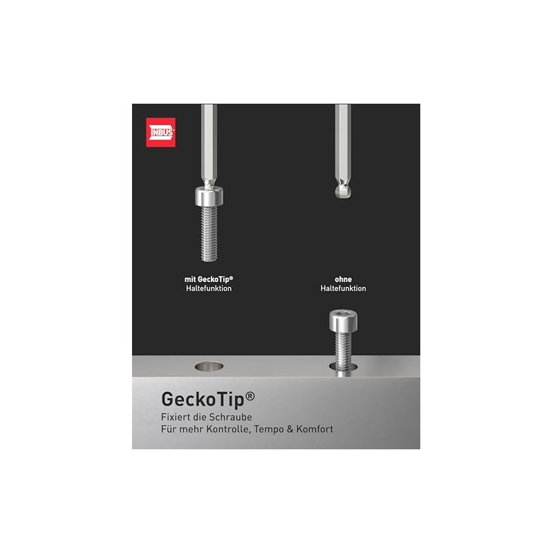 INBUS® 76893 Allen Key Set 9 Pieces 1.5-10 mm with