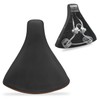 BOOSDEN Bicycle Saddle, Black, Studded Saddle, Soft, Large, Wide Bicycle