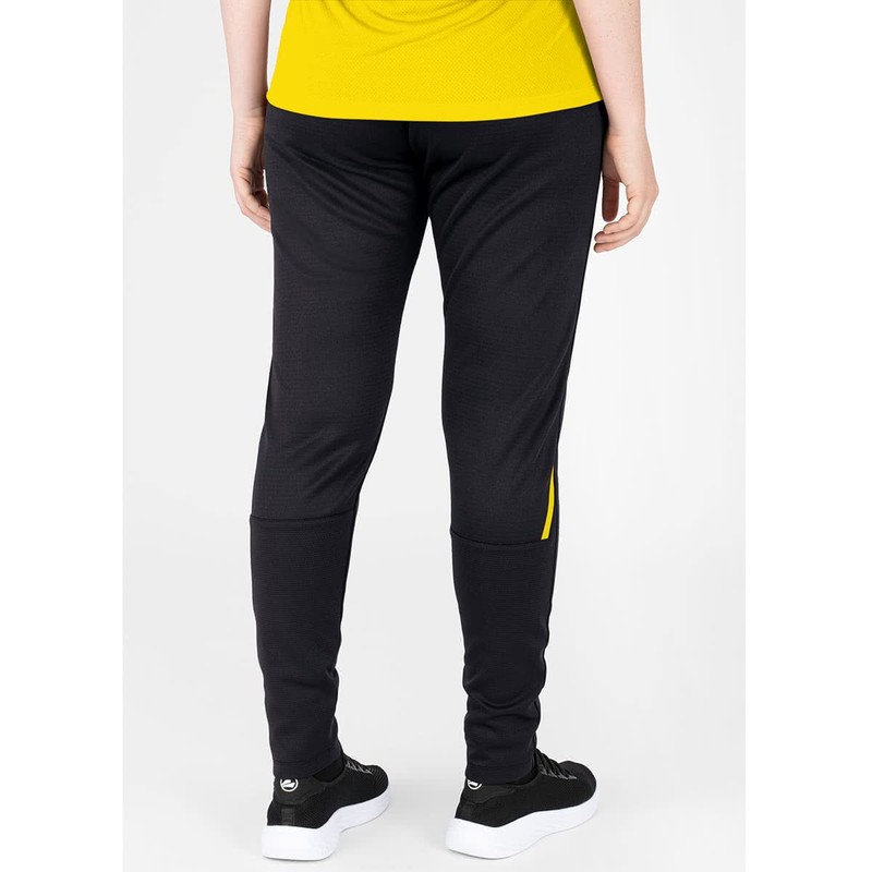 JAKO Women's Challenge Tracksuit Bottoms Black/Citro, 40