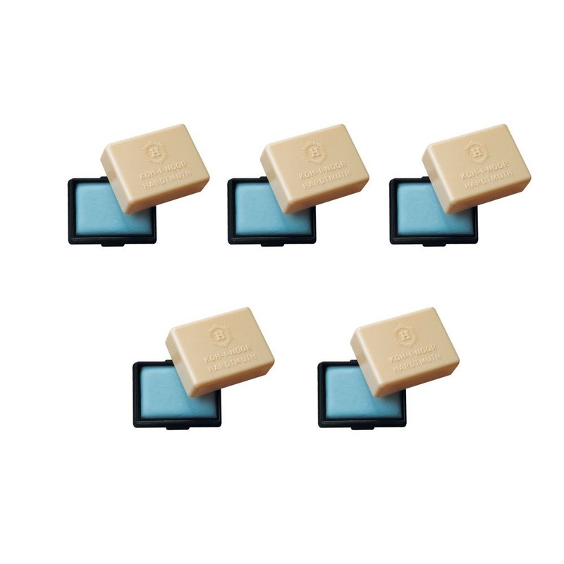 Koh-I-Noor Set of 5 Rubbers in small Boxes