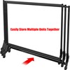 Simple Houseware Industrial Grade Z-Base Garment Rack, 500lb Load with