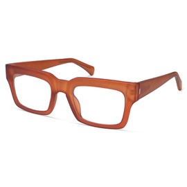 AMOMOMA Retro Square Reading Glasses for Women,Men Blue Light Blocking Computer Readers TR90 AM6137 C4 2.0