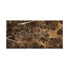 Emperador Dark Spanish Marble 6 X 12 Subway Field Tile,