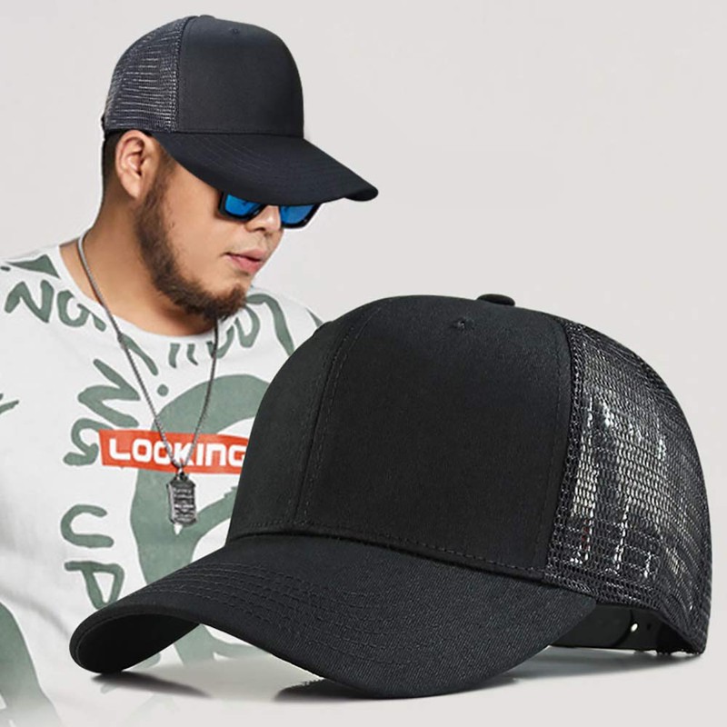 Lovechic Men's Cap, Mesh, Large Size, 23.6 - 25.6 inches