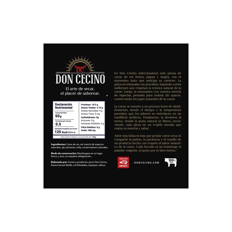 Carne Seca Don Cecino - 50g