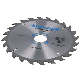 184mm TCT Circular Saw Blades Coarse – Fine 20 24 40 Teeth + Adaptor Rings 3pc