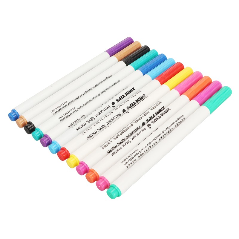12pcs Disappearing Ink Pen Colorful Write Smoothly DIY Water Erasable