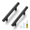 Ravinte Cabinet Handles 20 Pack 5 Inch Black Cabinet Pulls