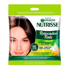 Tinte Garnier Nutrisse Tinte tono 30 castaños oscuros para cabello