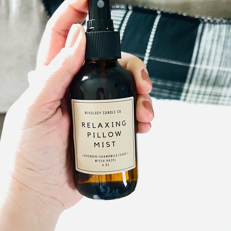Relaxing Pillow Mist - Lavender, Chamomile, and Sage Essential Oils