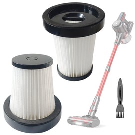 2 Pack Hepa Filters Replacement Compatible with CHEBIO A16 Cordless Vacuum, Washable and Durable Filters Works with CHEBIO and QIKCLN VC06 Stick Vacuum.