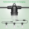 Hanging Grow Light 5000K, Briignite 3 Grow Light Bulbs with