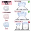 3 PCS Reusable Silicone Flower Arranging Grid Water Proof (Blue,Pink,White)