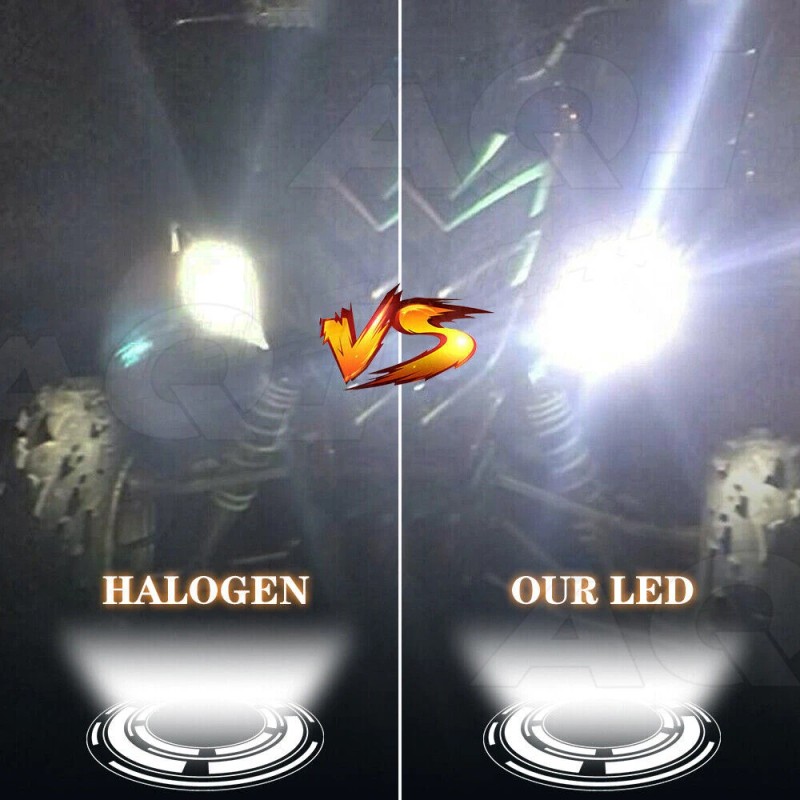 AQJ 2pcs Headlight For Yamaha YFZ450 YFZ450R Raptor 700 700r