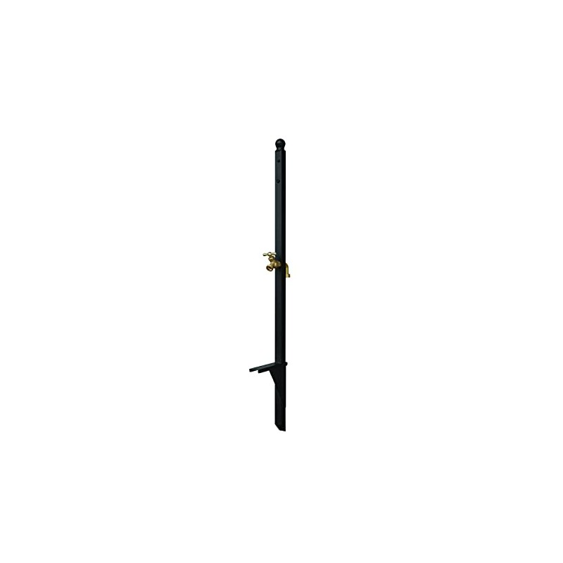 Liberty Garden 114 Garden Hose Hanger Spigot Post, Black
