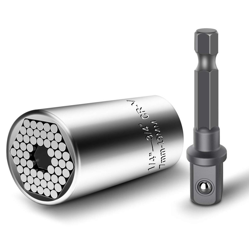 Universal Socket Wrench - Multifunctional Hand Tool / Repair Adapter