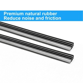 Aslam - Limpiaparabrisas trasero tipo E para repuesto de equipo original, ajuste exacto (2 unidades), Negro, 11G(for Rear Windshield)