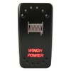 Bulldog Winch 20262- Winch Power Rocker Switch - On/Off 5-Pin-Red