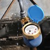 MEASUREMAN 3/4" Non-Pulsed Multi-Jet Gallon Vertical Water Meter Blue Brass