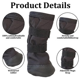 Pfotenschutz Hund, GrößE L Hundeschuhe Pfotenschutz, Pfotenschutz Hund Verletzung, Hundeschuhe Bei Verletzungen, Verhindern Biss, Infektion, für Postoperative (Mit Tierverband)