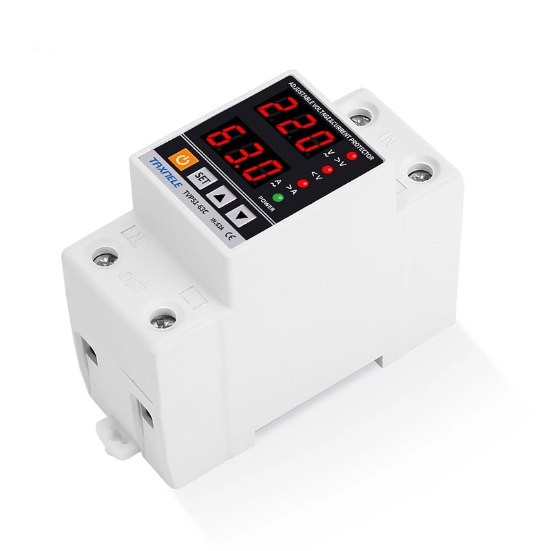 Dual Display 40A 63A 80A 230V Din Rail Intelligent Single