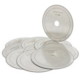 10Pcs 4.5" 110mm Super-Thin Diamond Lapidary Saw Blade Cutting Trim 5/8" Arbor