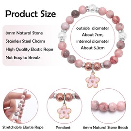 Mwphuy Friendship Gifts for Women Friends Bracelets Inspirational Gifts for Female Friends Birthday Gift for Women Sister Coworker Bff Bestie Long Distance Friendship Beaded Bracelet Graduation Gift