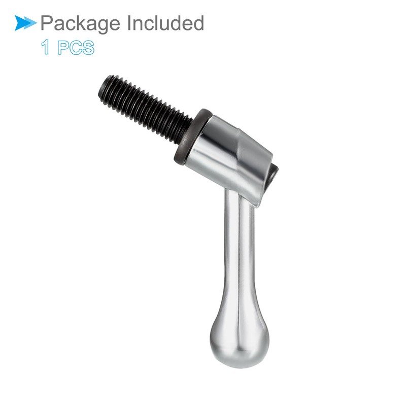 CoCud Clamp Lever Handle M10 x 25mm Male Thread Adjustable