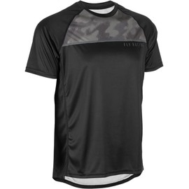 Fly Racing Super D Jersey (Black/Camo, Medium)