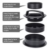 Burger Press, Hamburger Press Patty Maker With 100Pcs Hamburger Patty
