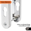 JCP PRO uPVC Door Handle Pair Set Sprung 92 PZ