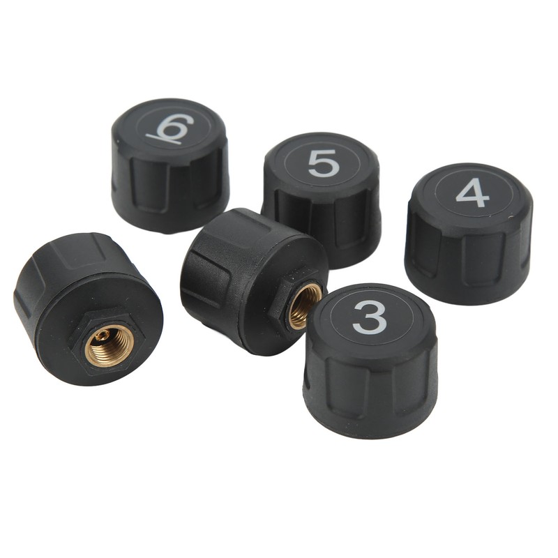 12 Wheel Tire Pressure Monitor 4 Alarm Modes DC 5V