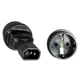 Female Power Adaptor Female to IEC Plug Schuko/IEC60320 °C14