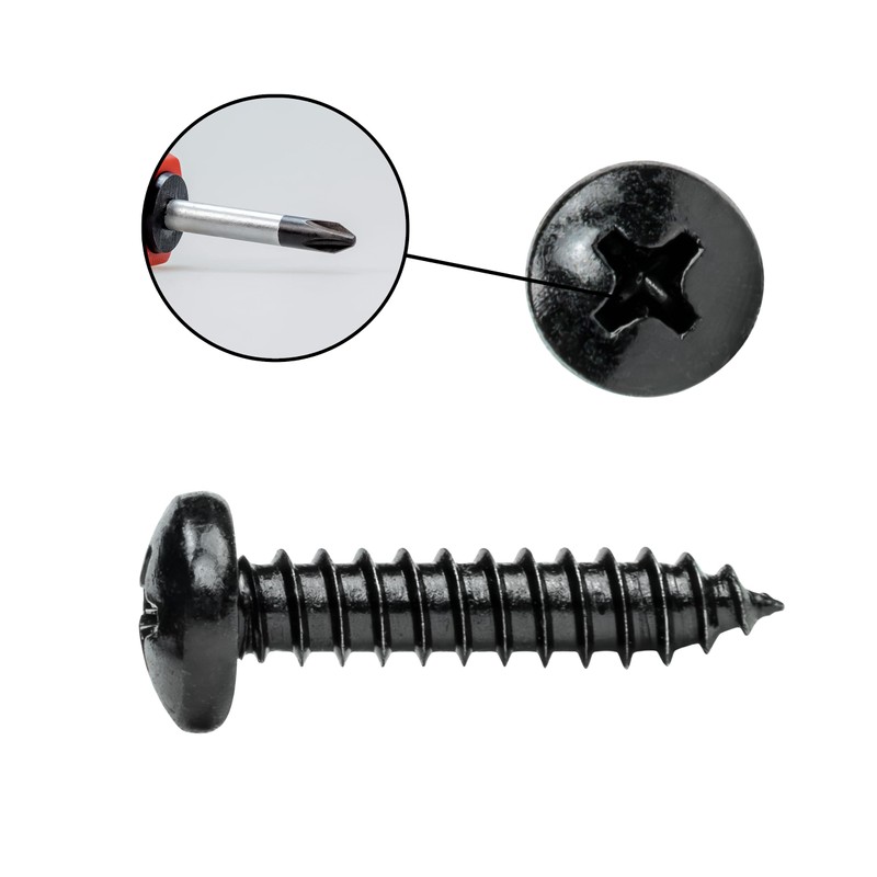 Pack of 20 Flat Head Phillips Self Tapping Screws -