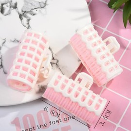 4 Juegos Rizador de Pelo de Esponja Autoadhesivo 3.5cm para Mujer