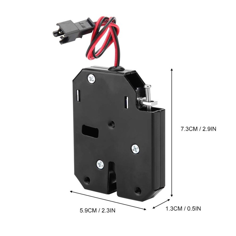 DC 12V Cerradura electromagnética cierre de control eléctrico cerradura del