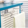 QUUPY Hanging Trash Bag Holder Stainless Steel,Large Stainless Steel Trash