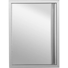 Outdoor Kitchen Door, 17" W X 24" H BBQ Access Door Brushed Stainless Steel, Single BBQ Access Door for BBQ Island Grilling Station, Outside Cabinet