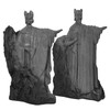 Large Bookends Decorative Resin Collectible - 9.5" Non-Slip Book Divider,
