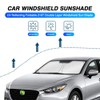 KUST - Parasol para parabrisas de ajuste personalizado para Mazda