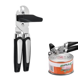 nalaina Can Opener, Can Opener, Rotating Can Opener, Can Opener, Can Opener, Bottle Opener, Rotating Space, Safe Smooth Edge, Durable, Ergonomic, Multifunctional, Easy to Use, Kitchen Utensils, Home