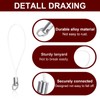 Sourcing Map 100Pcs White Lanyard with Lobster Clasp for Cellphone