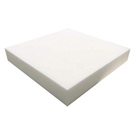 FOAMMA 6" x 25" x 28" High Density Upholstery Foam Cushion (Seat Replacement, Upholstery Sheet, Foam Padding) Made in USA!!